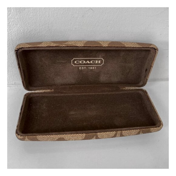 Coach - Monogram Hardshell Glasses Case - Picture 2 of 4
